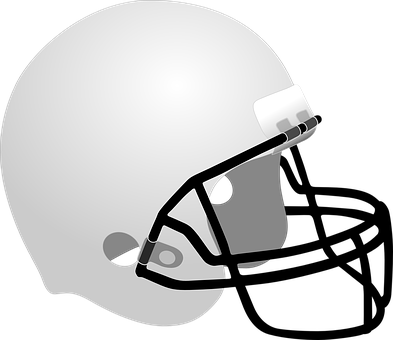 American Football Helmet Graphic PNG Image