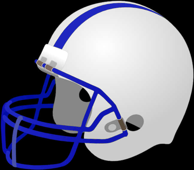 American Football Helmet Graphic PNG Image