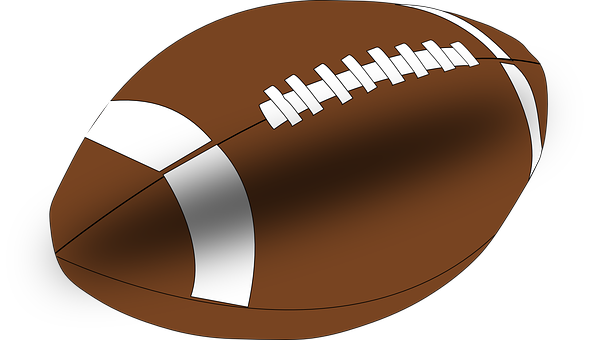 American Football Vector Illustration PNG Image