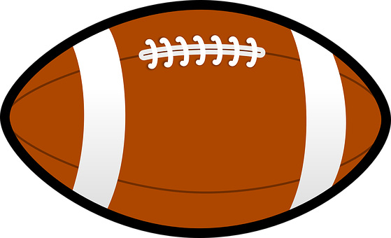 American Football Vector Illustration PNG Image