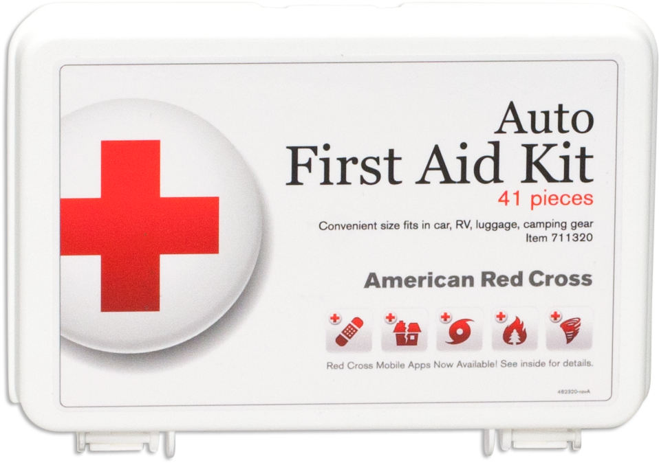 American Red Cross Auto First Aid Kit PNG Image