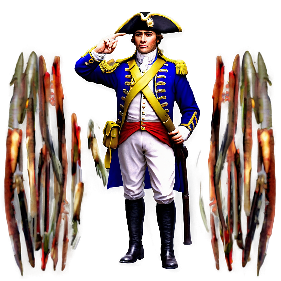 American Revolution Soldier Png 06112024 PNG Image