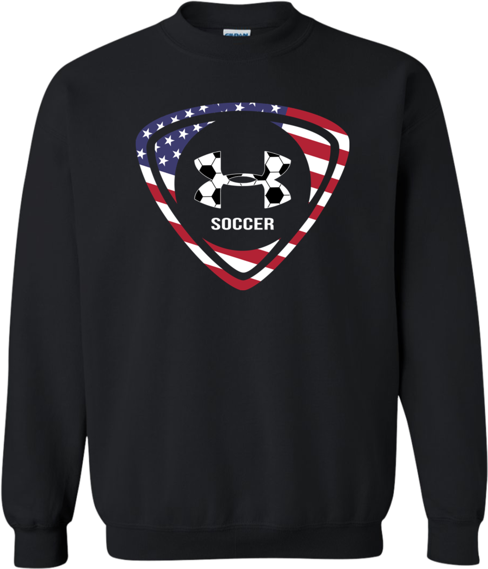 American Soccer Shield Sweatshirt PNG Image