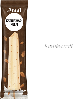 Amul Kathiawadi Kulfi Packaging PNG Image