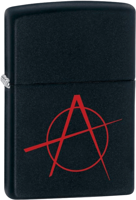 Anarchy Symbol Lighter PNG Image