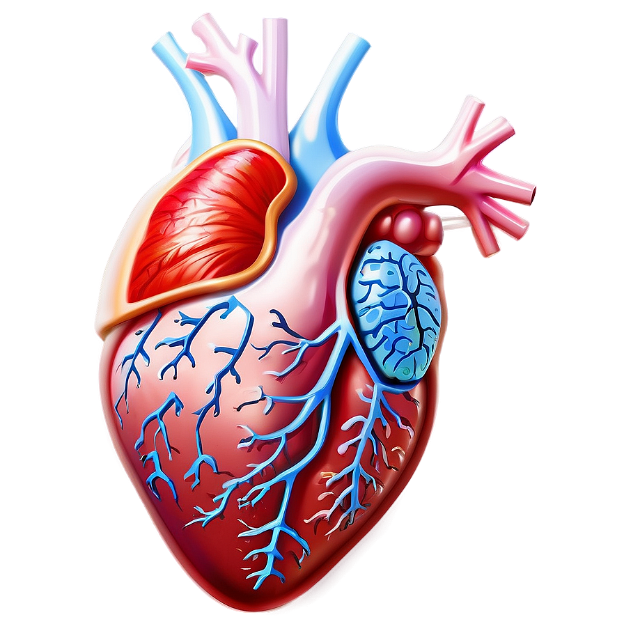 Anatomical Heart And Brain Png 53 PNG Image