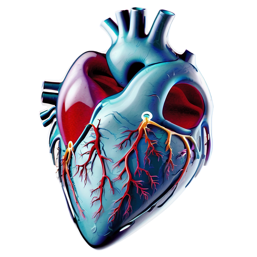 Anatomical Heart Outline Png Dxg PNG Image