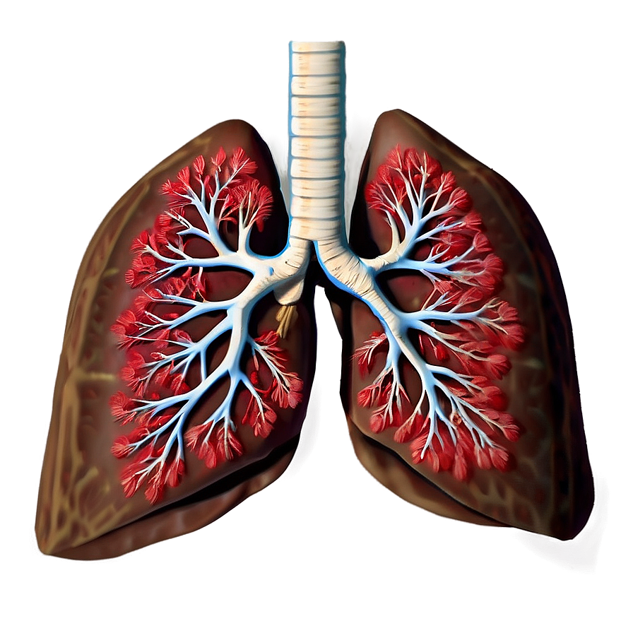 Anatomy Of Human Lungs Png 06202024 PNG Image