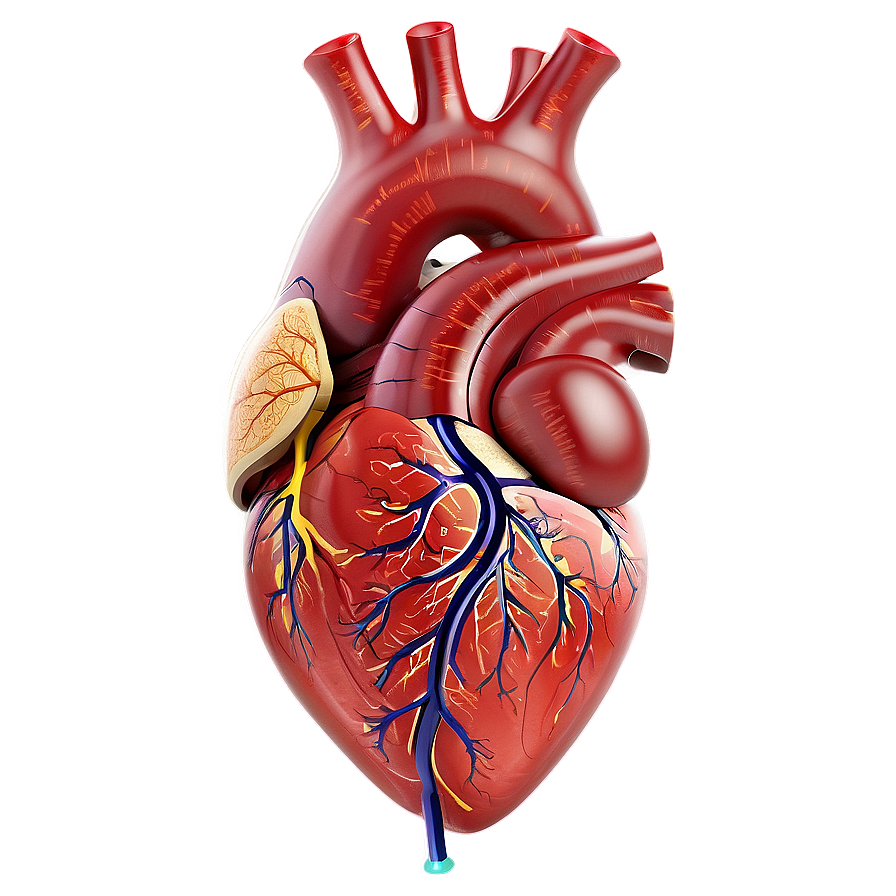 Anatomy Of The Human Heart Png 06202024 PNG Image