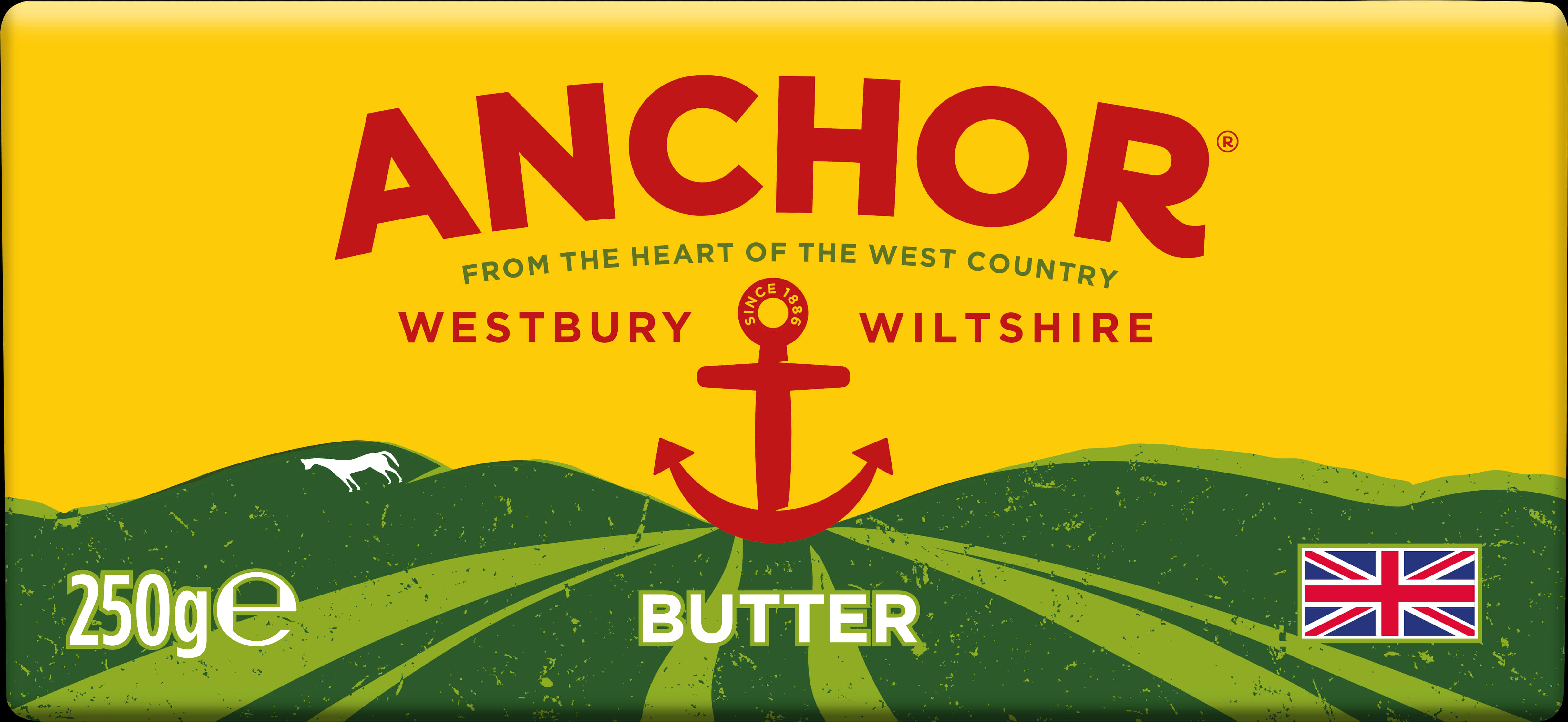 Anchor Butter Packaging Design PNG Image