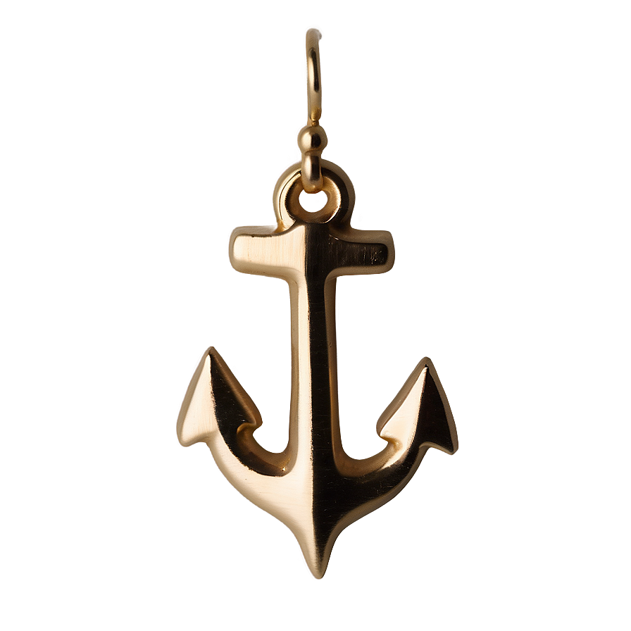 Anchor Design Earring Png 05252024 PNG Image