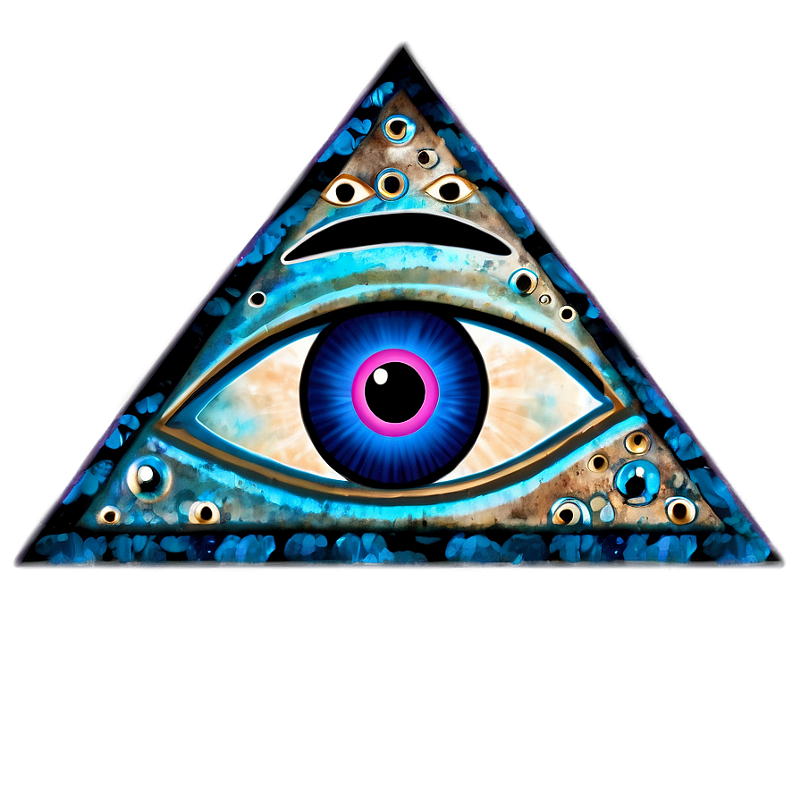 Ancient All Seeing Eye Artwork Png Aqu92 PNG Image