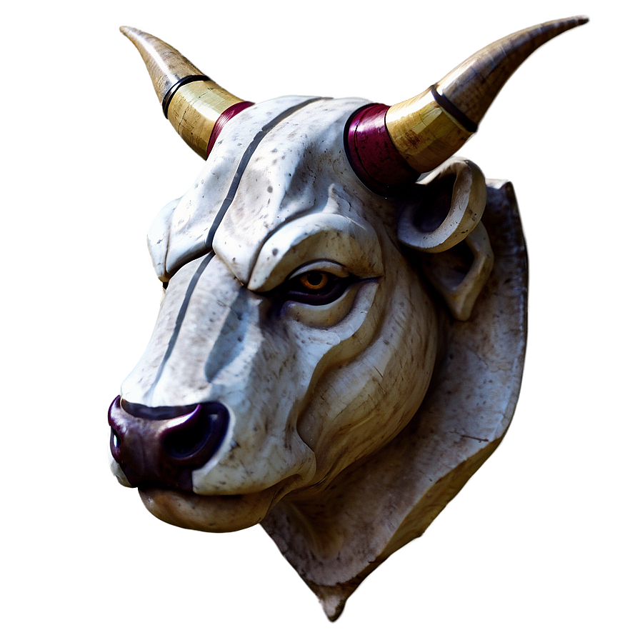 Ancient Bull Head Png Obl83 PNG Image