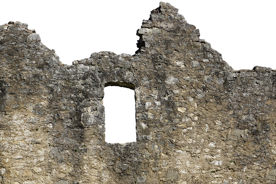 Ancient Castle Wall Texture PNG Image