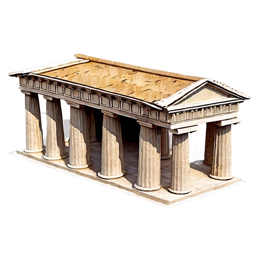 Ancient Parthenon Temple Png 06252024 PNG Image