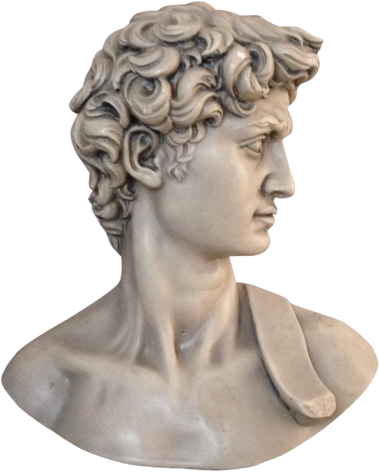 Ancient Roman Bust Sculpture PNG Image