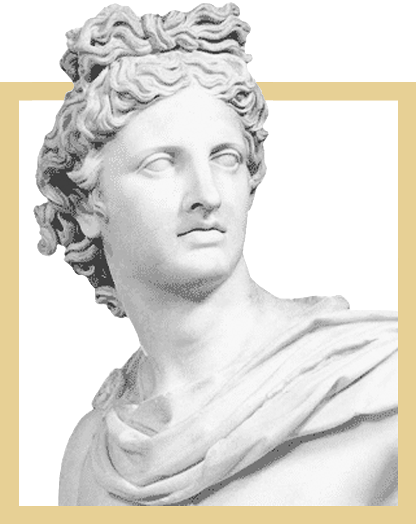 Ancient Roman Bust Sculpture PNG Image