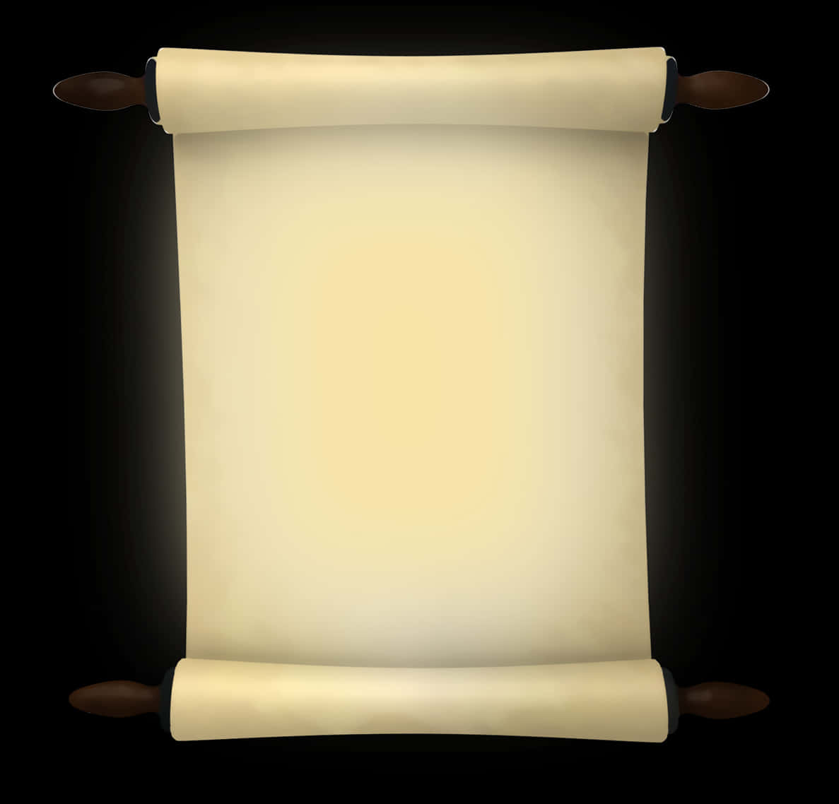 Ancient Scroll Blank Parchment PNG Image