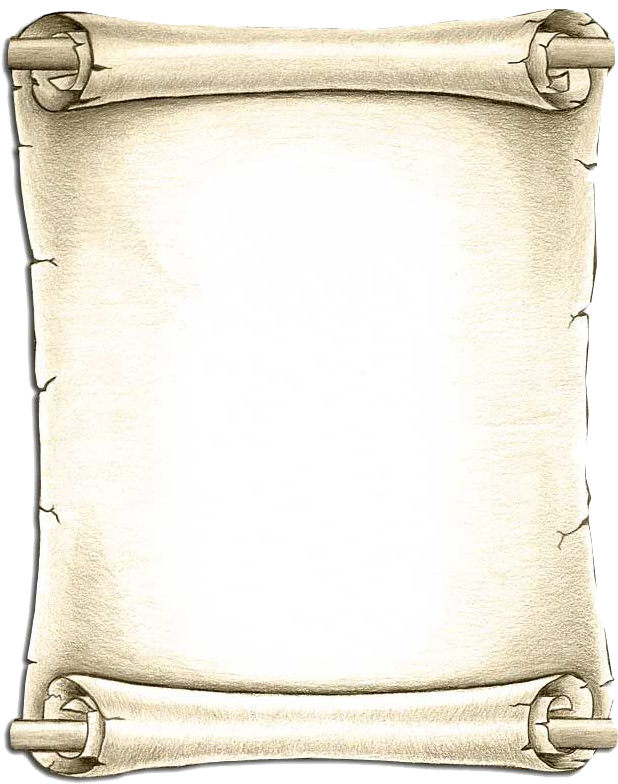 Ancient Scroll Illustration PNG Image