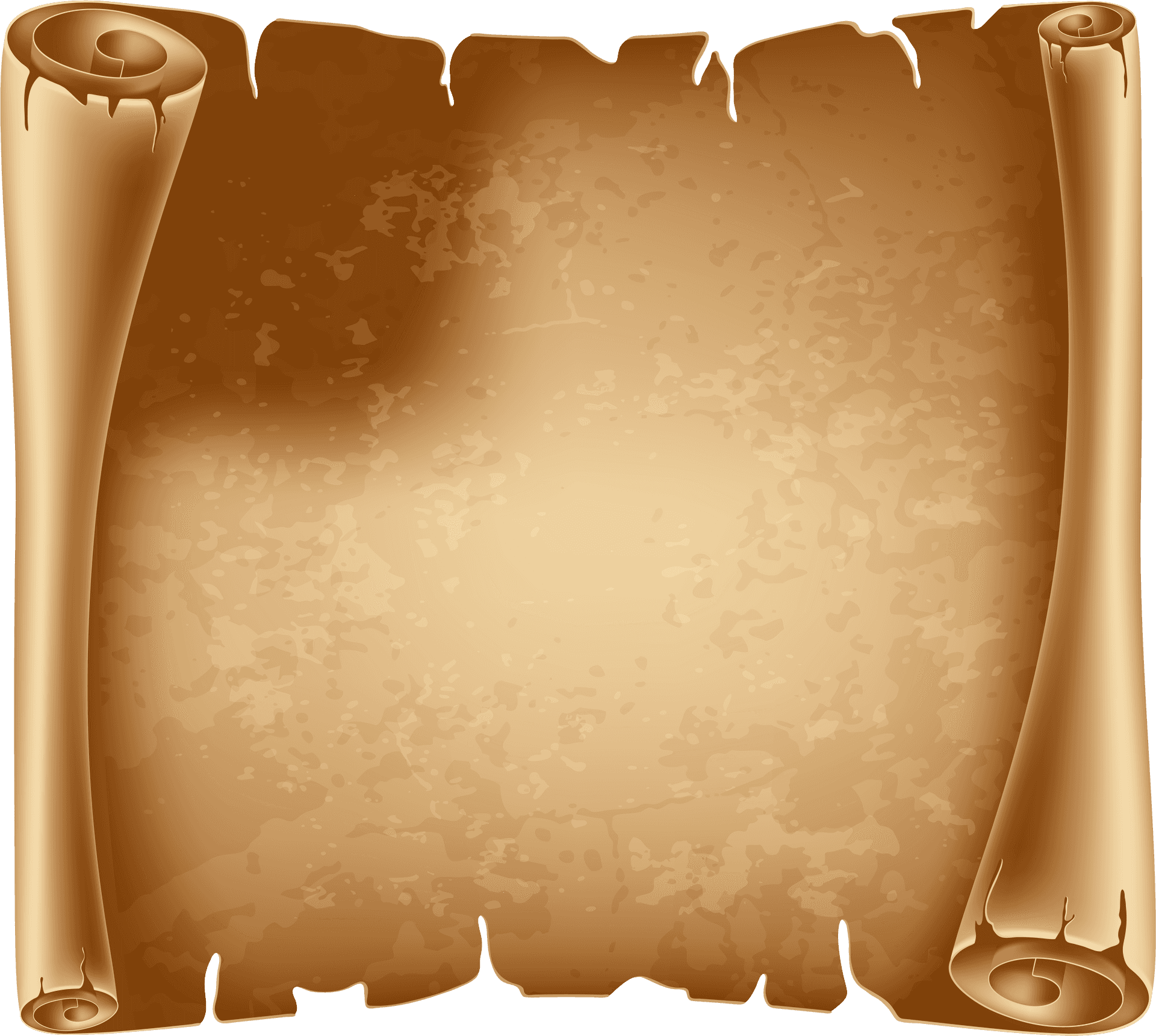 Ancient Scroll Paper Texture PNG Image