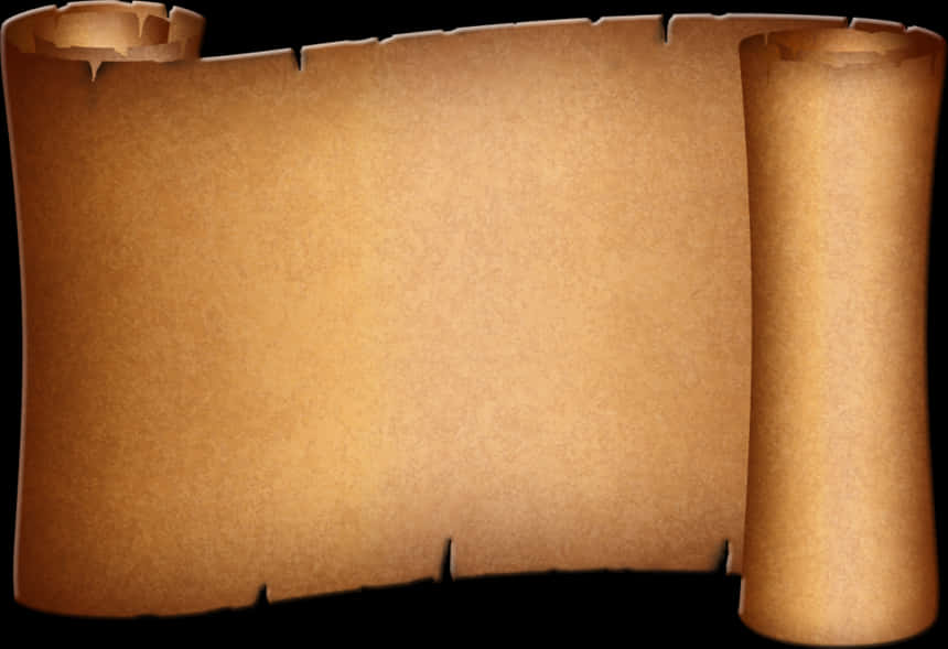 Ancient Scroll Parchment Background PNG Image