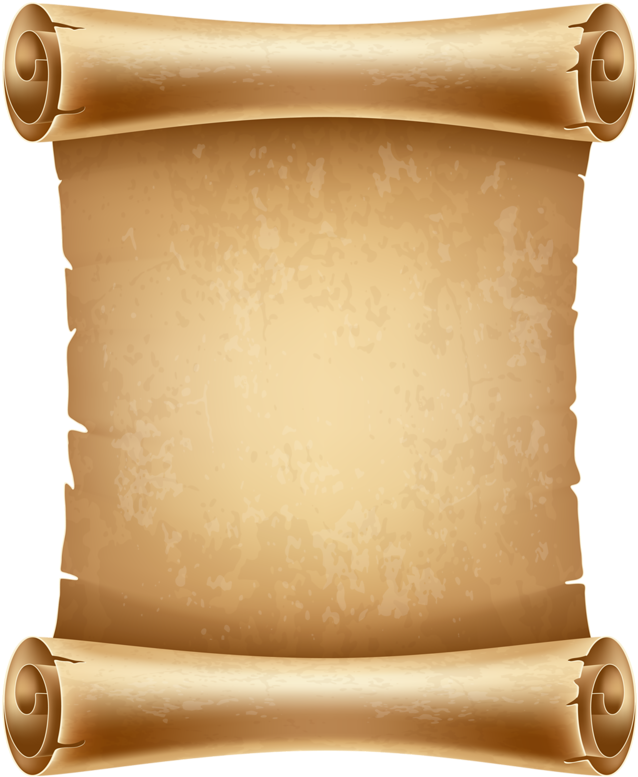 Ancient Scroll Parchment Graphic PNG Image