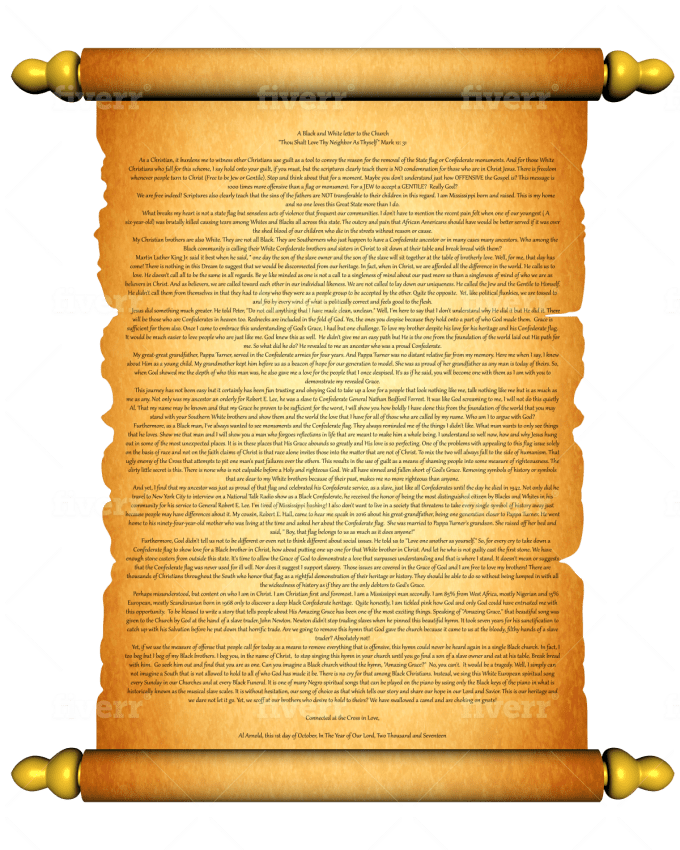 Ancient Scrollwith Text PNG Image