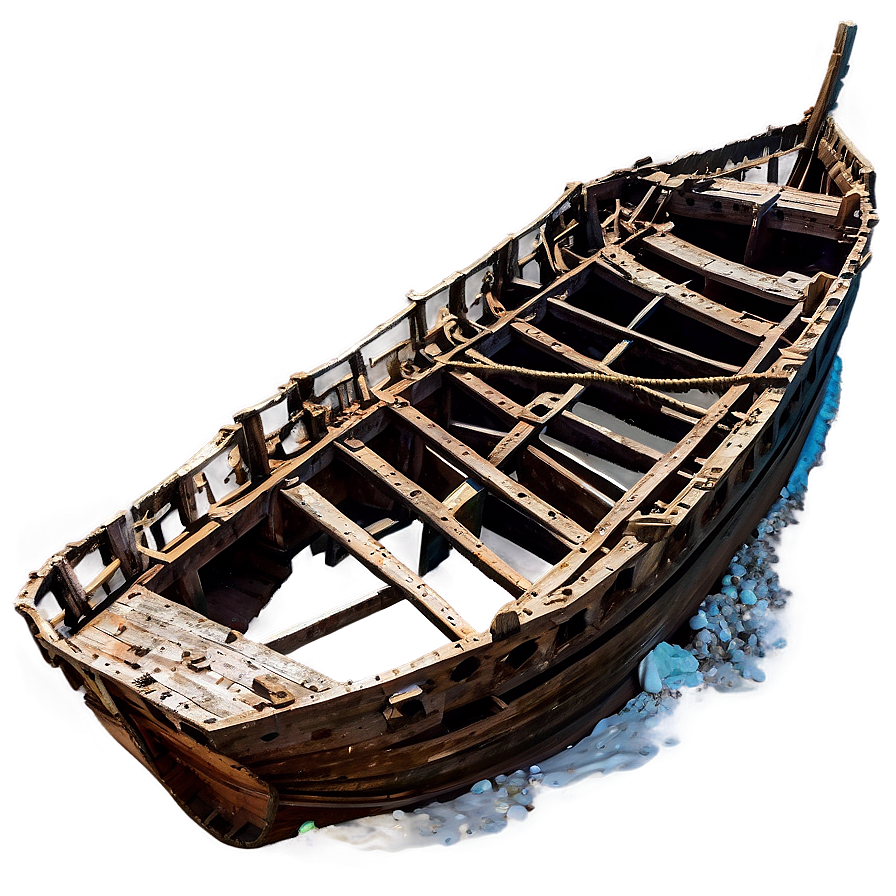 Ancient Shipwreck At Sea Bed Png Fsd6 PNG Image