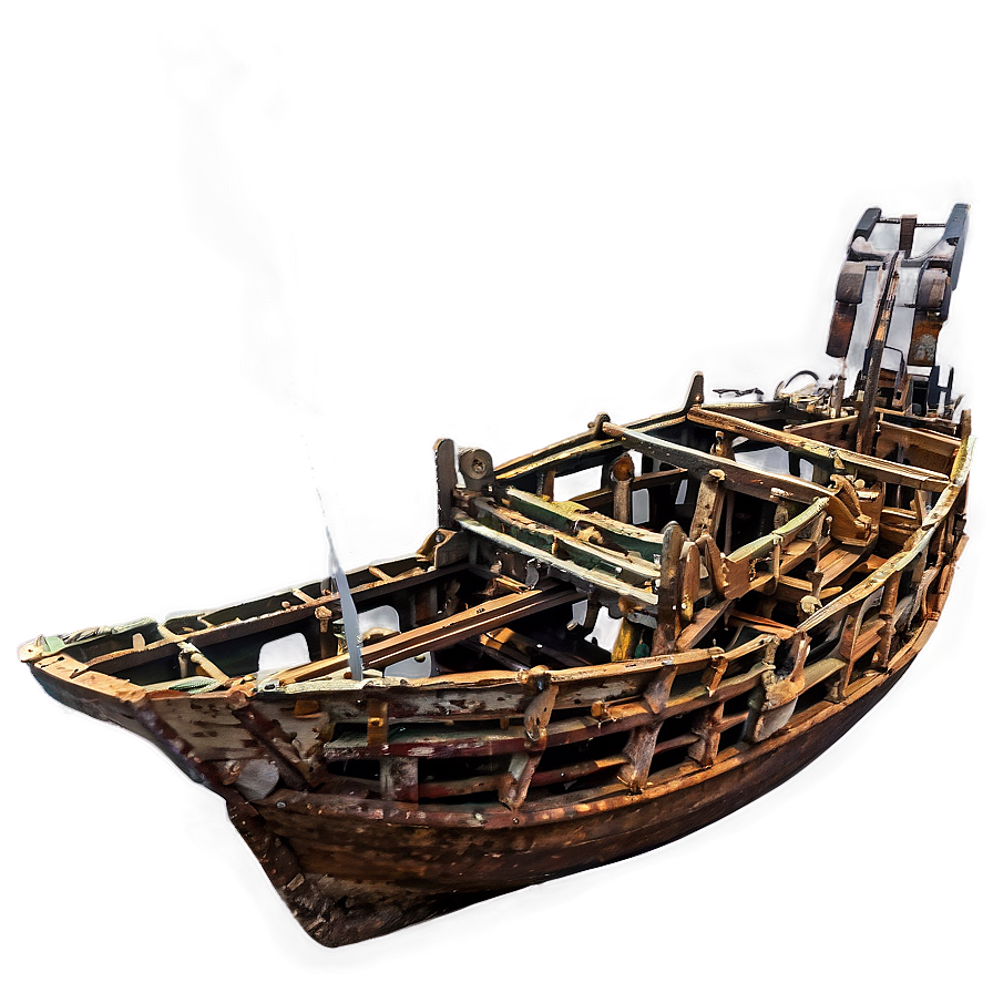 Ancient Shipwreck At Sea Bed Png Qyk PNG Image