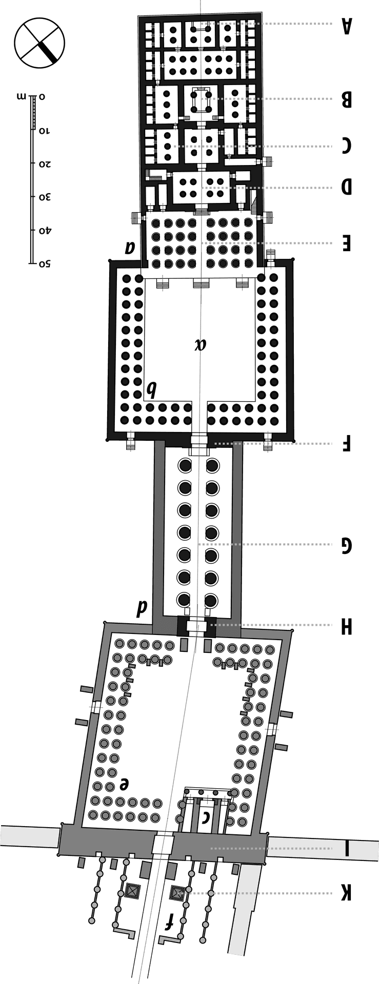 Ancient Temple Blueprint PNG Image