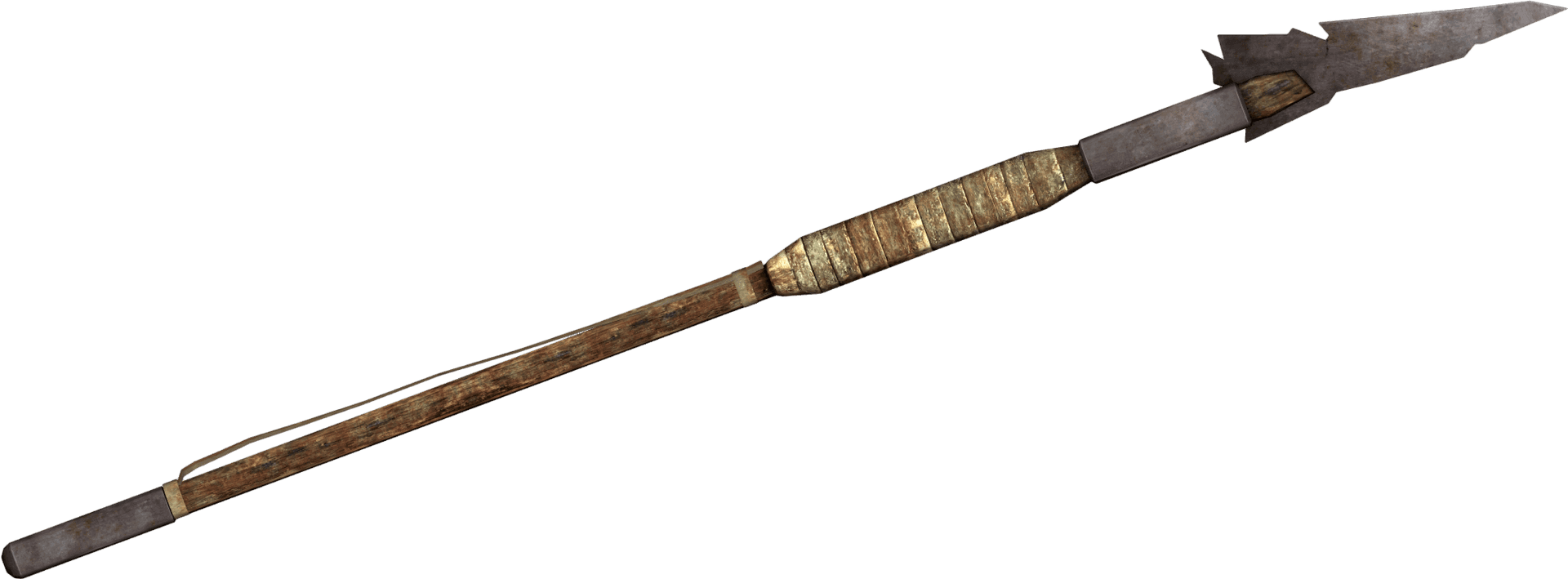 Ancient War Spear PNG Image