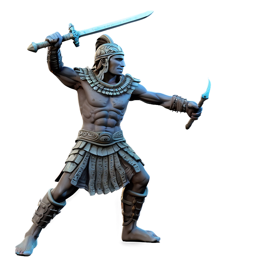 Ancient Warrior Figure Png Dqp1 PNG Image