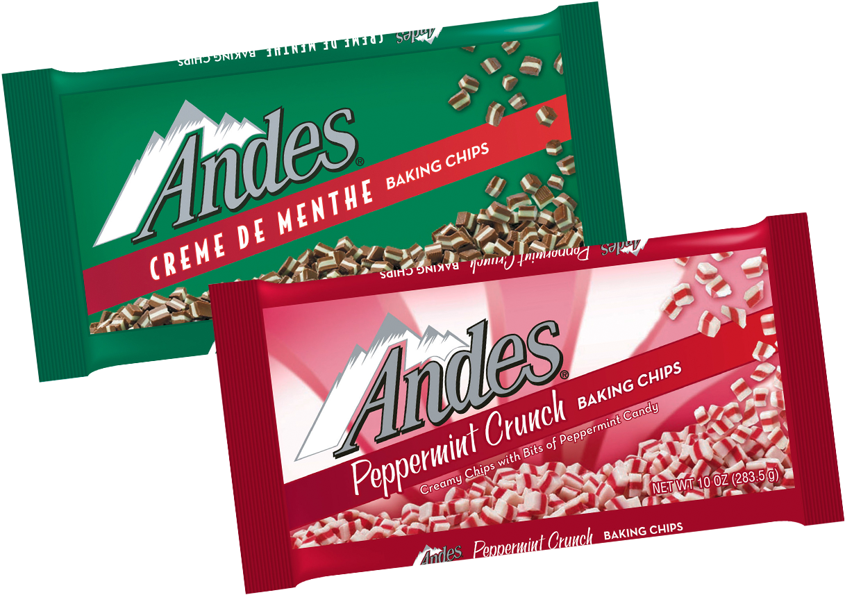 Andes Peppermint Baking Chips PNG Image