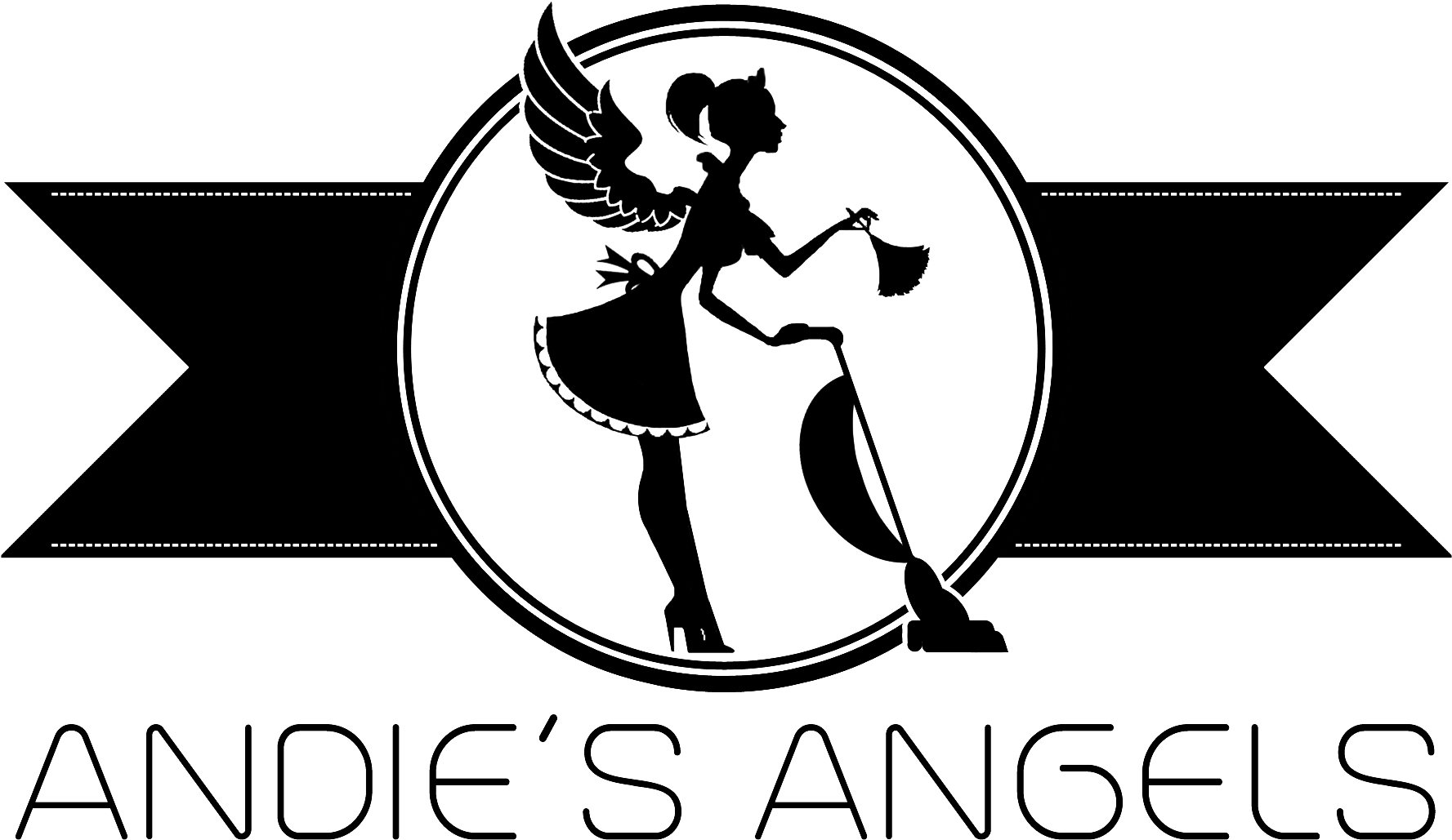 Andies Angels Cleaning Service Logo PNG Image