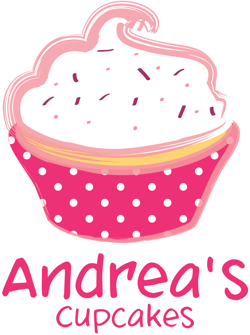 Andreas Cupcakes Logo PNG Image