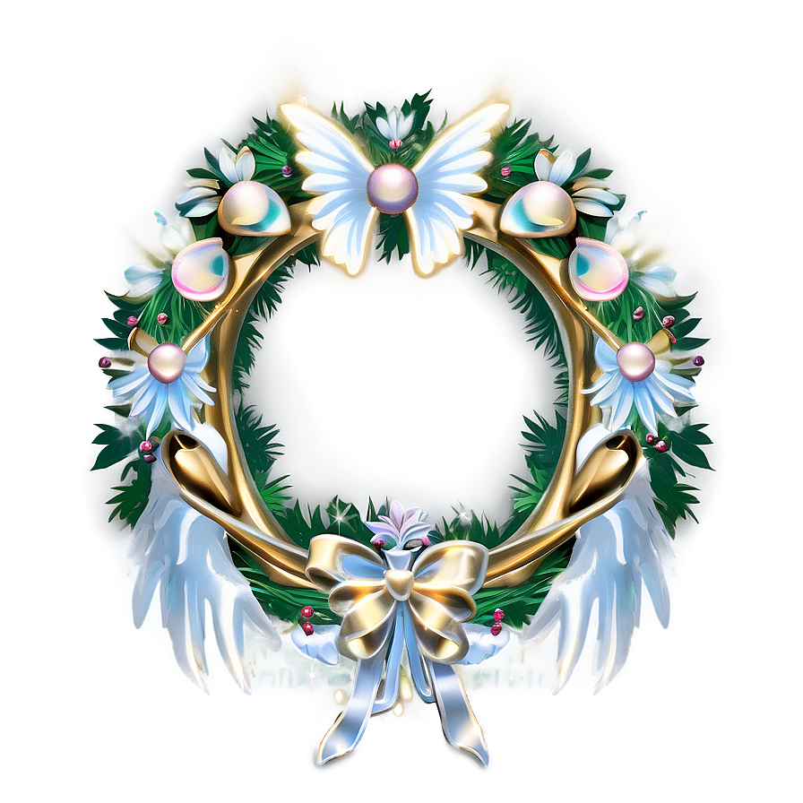 Angel Themed Wreath Png Loy PNG Image