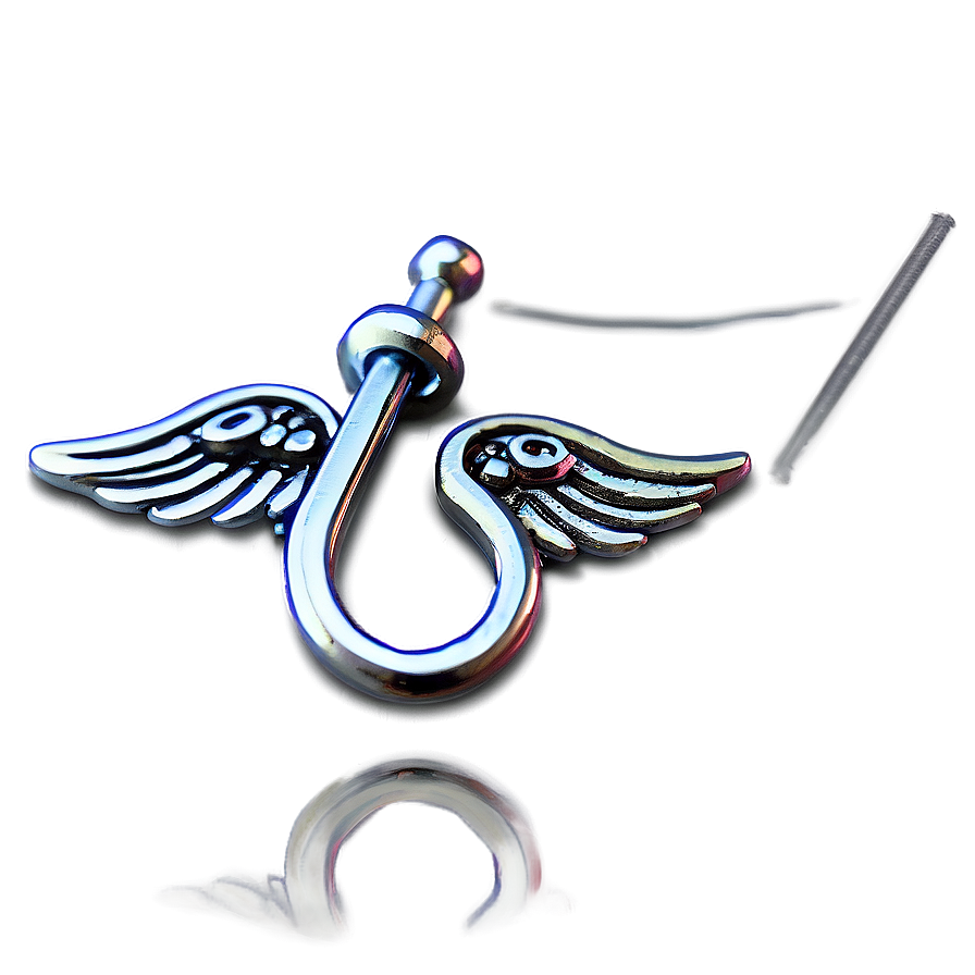 Angel Wing Nose Stud Png Tua97 PNG Image