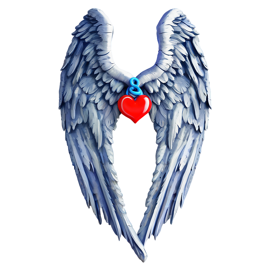 Angel Wings And Broken Heart Quote Png 11 PNG Image