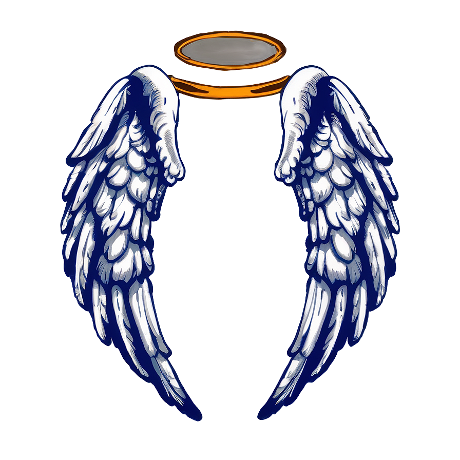 Angel Wings With Halo Png 05042024 PNG Image