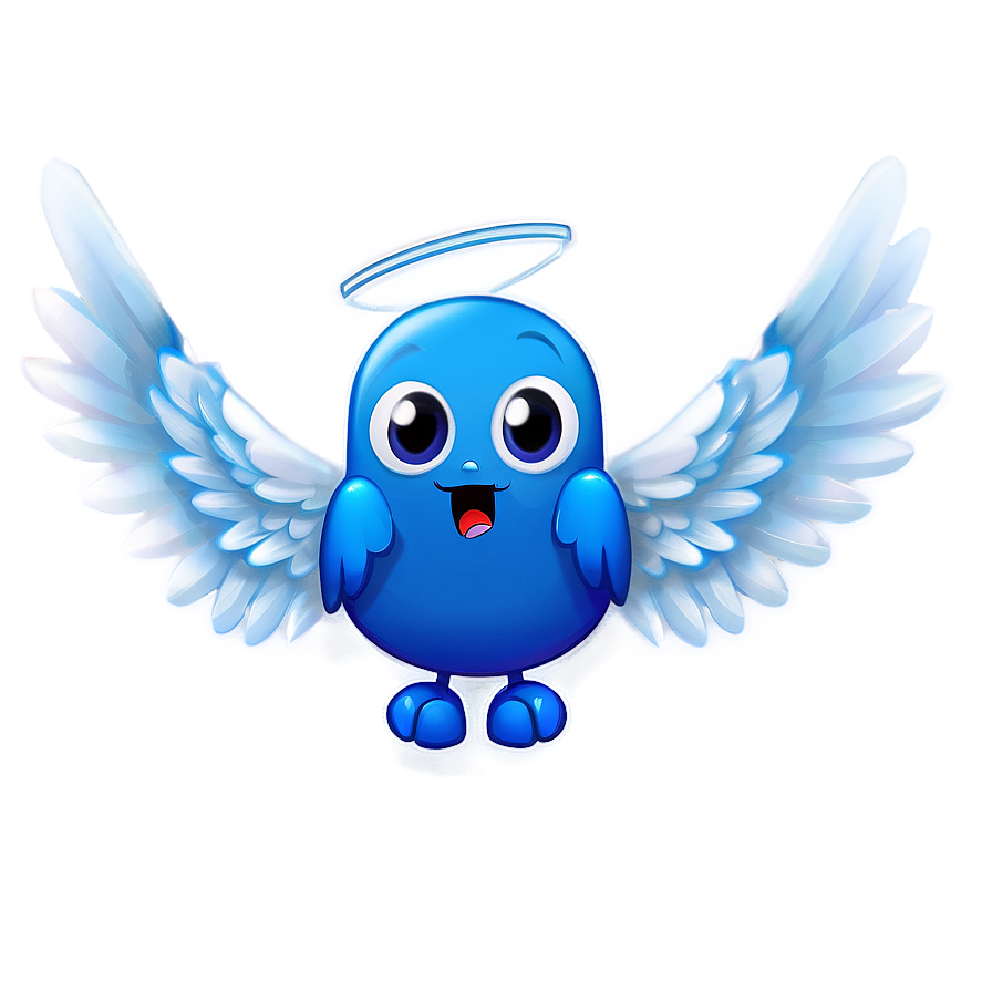 Angelic Blue Emoji Png 73 PNG Image