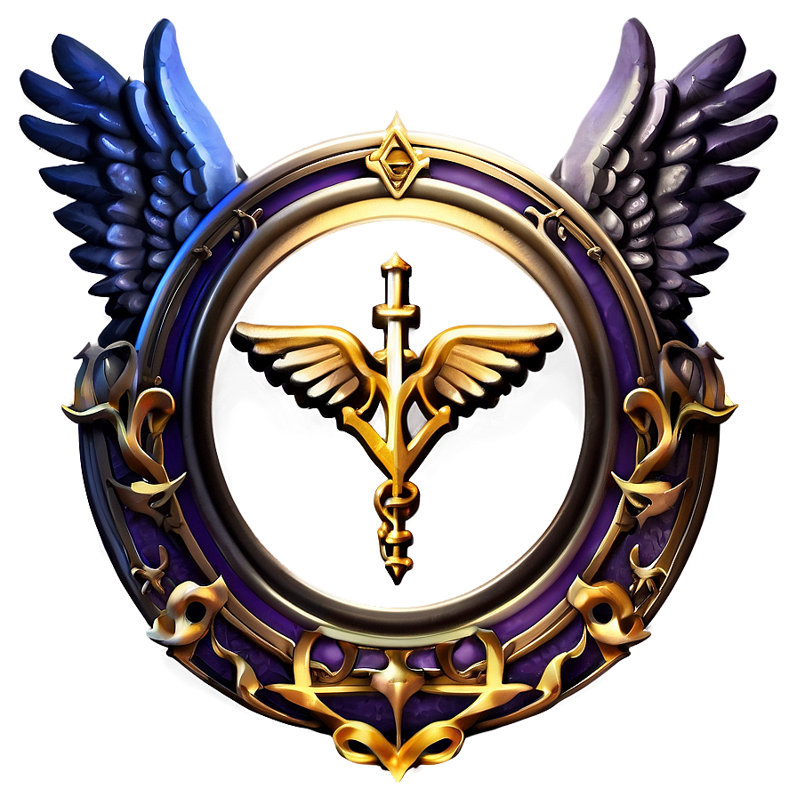 Angelic Wings Emblem Png Ful PNG Image