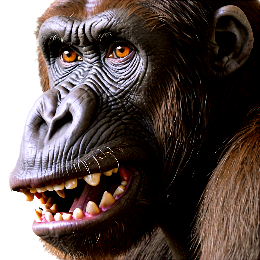 Angry Ape Design Png Pul PNG Image