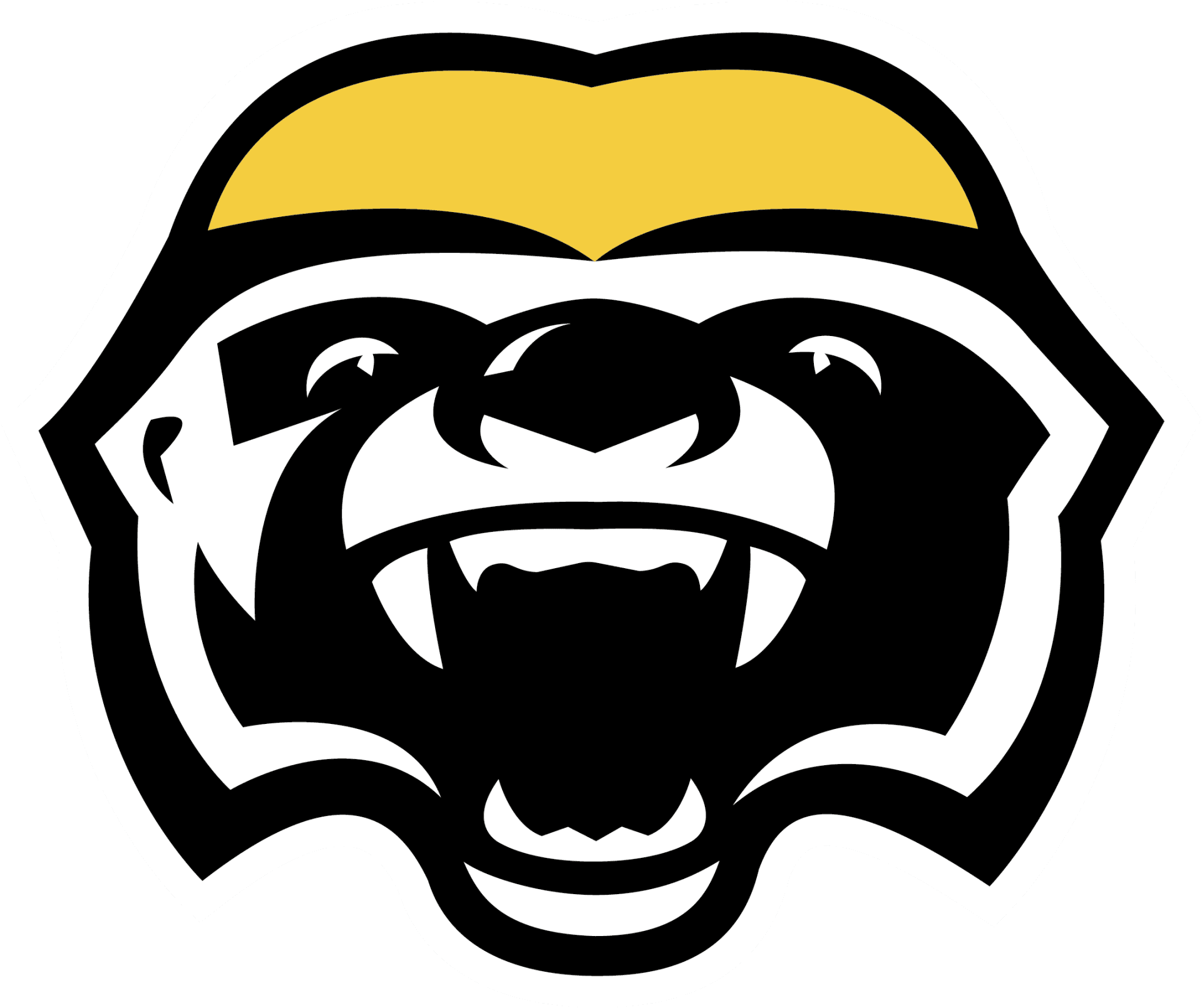 Angry Badger Mascot Logo PNG Image