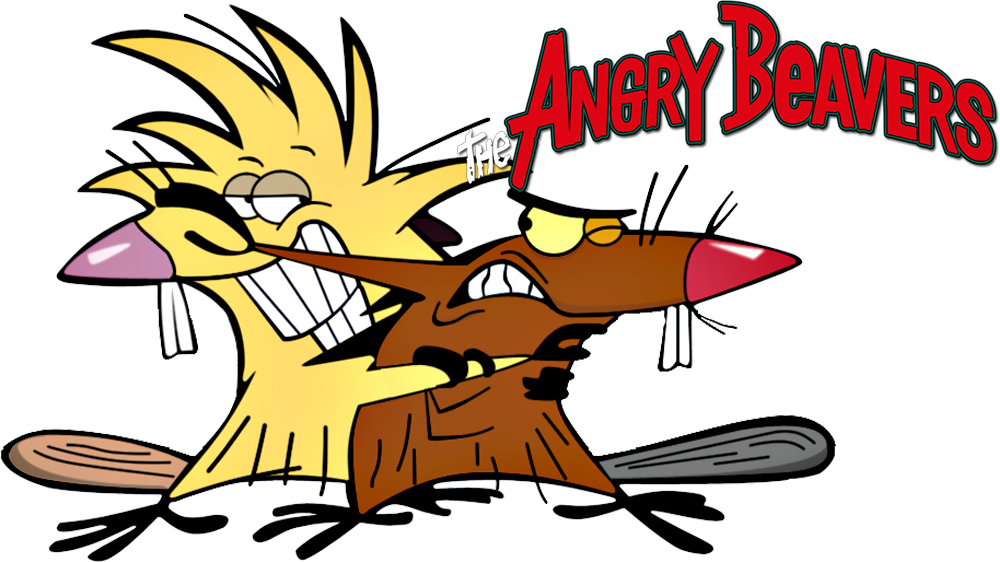 Angry Beavers Cartoon Characters PNG Image