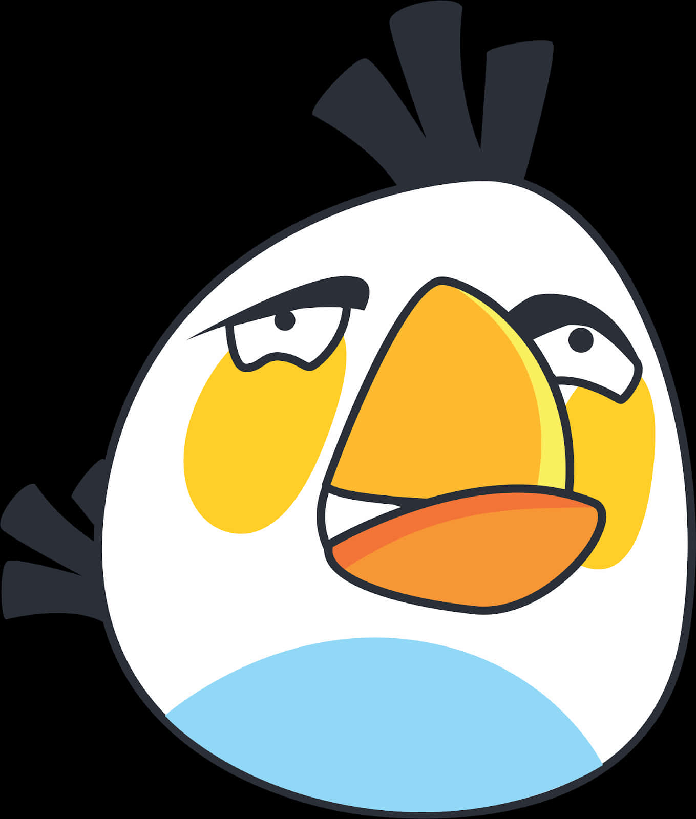 Angry Bird Cartoon Character PNG Image