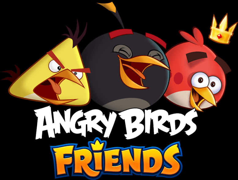 Angry Birds Friends Game Logo PNG Image