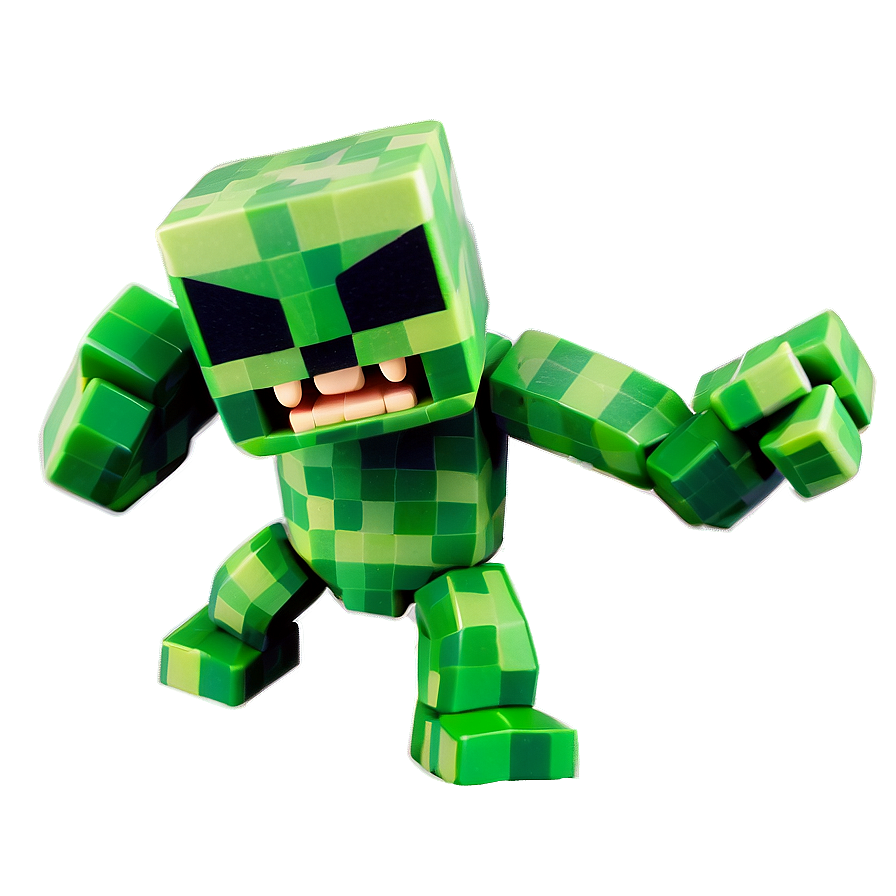 Angry Creeper Chase Png Iqn64 PNG Image