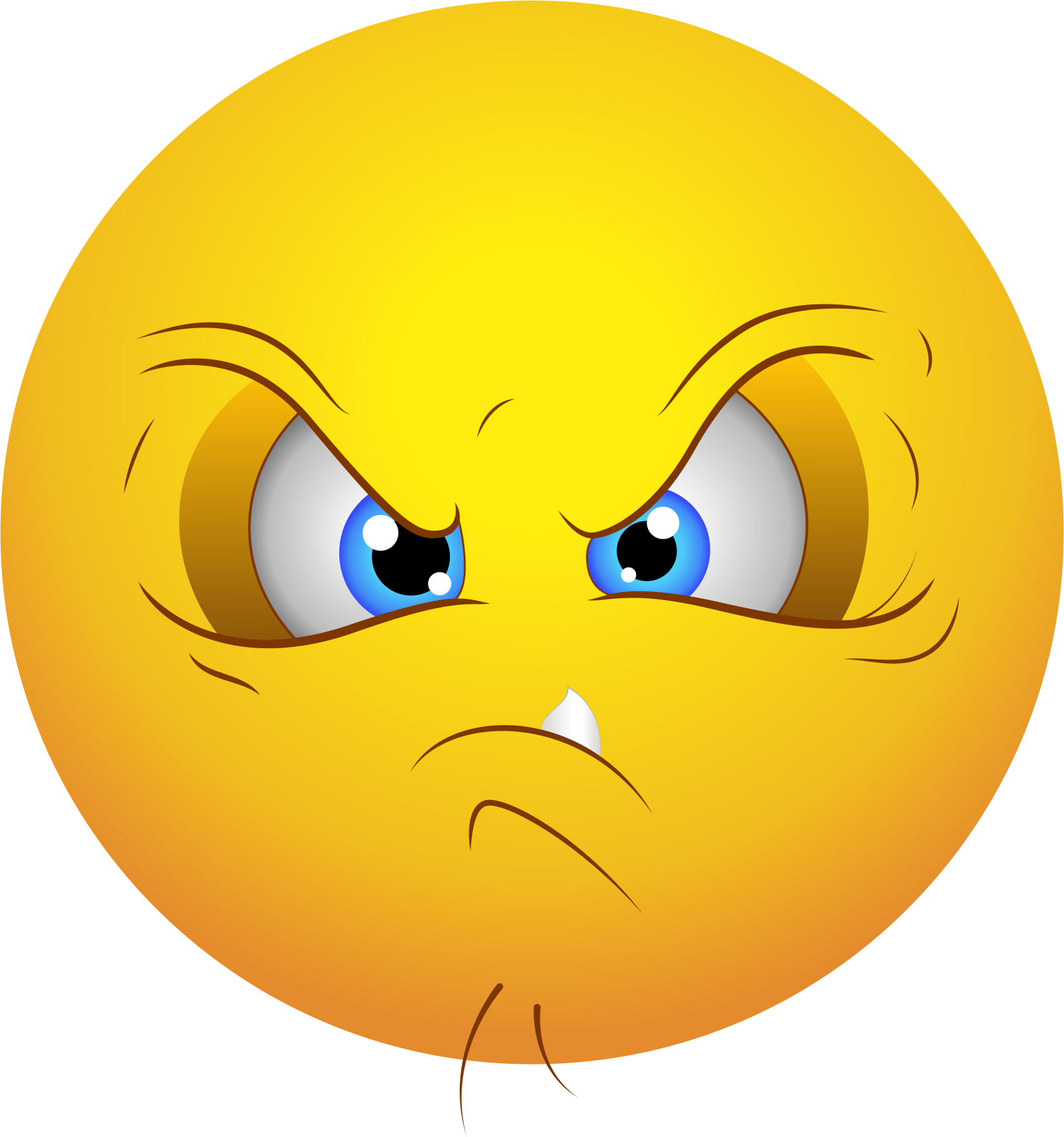 Angry Emoji Expression.png PNG Image