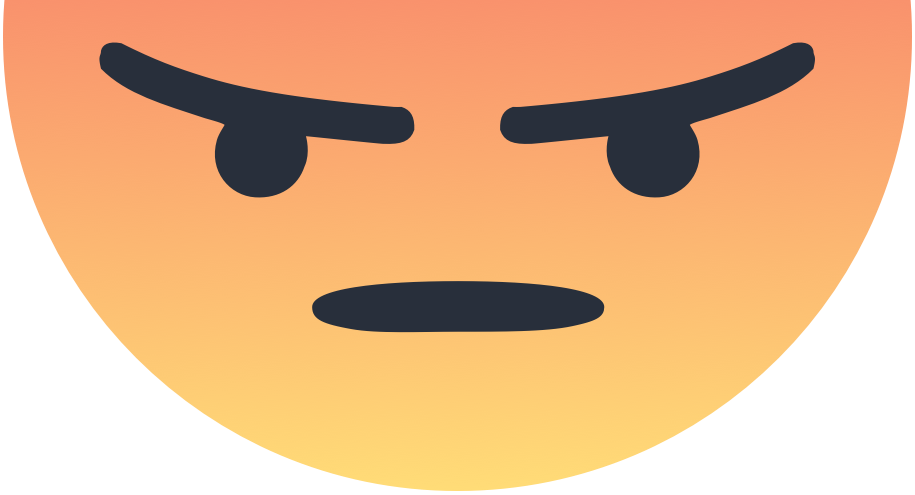 Angry Emoji Expression PNG Image