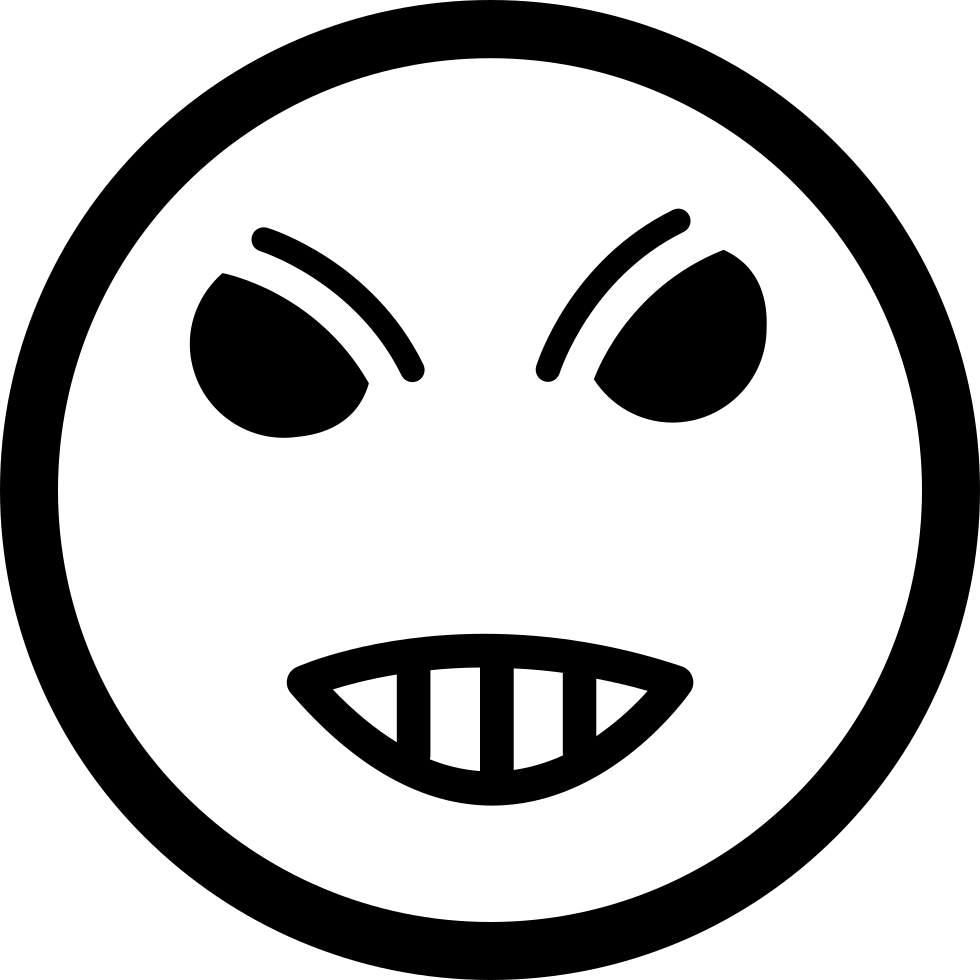 Angry Emoji Graphic PNG Image